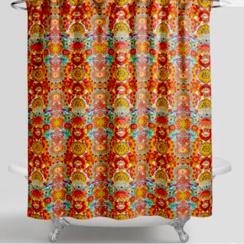 Vibrant Multicolor Shower Curtain